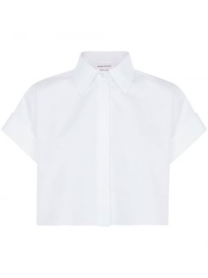 Camicia a maniche corte Alexander Mcqueen bianco