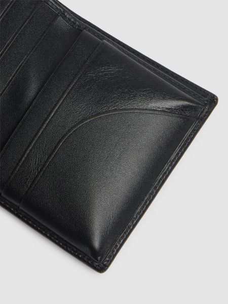 Cartera de cuero clásica Comme Des Garçons Wallet negro