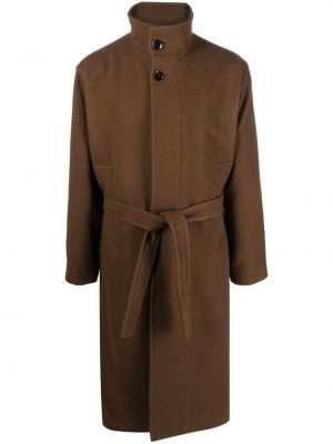 Vlnený kabát Lemaire hnedá