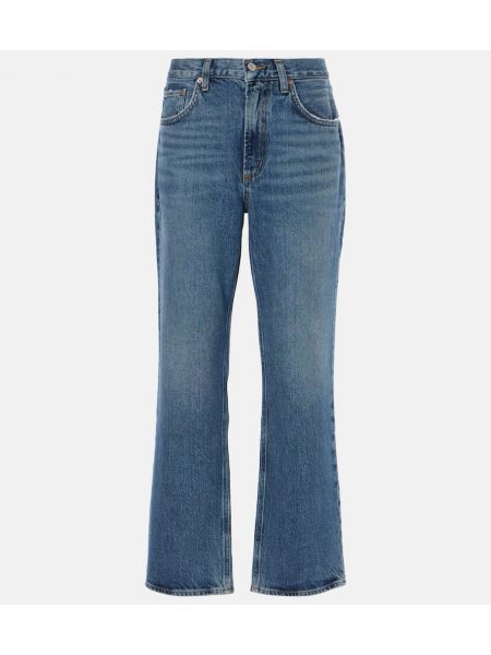 Straight jeans Agolde blå