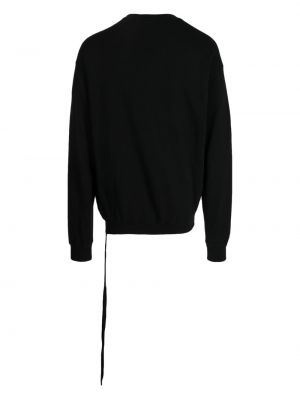Sweatshirt aus baumwoll mit print Ann Demeulemeester schwarz