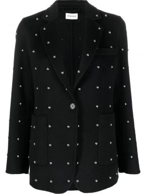 Pigget ull blazer P.a.r.o.s.h. svart