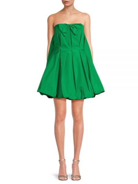 Платье мини с бантом Jason Wu зеленое