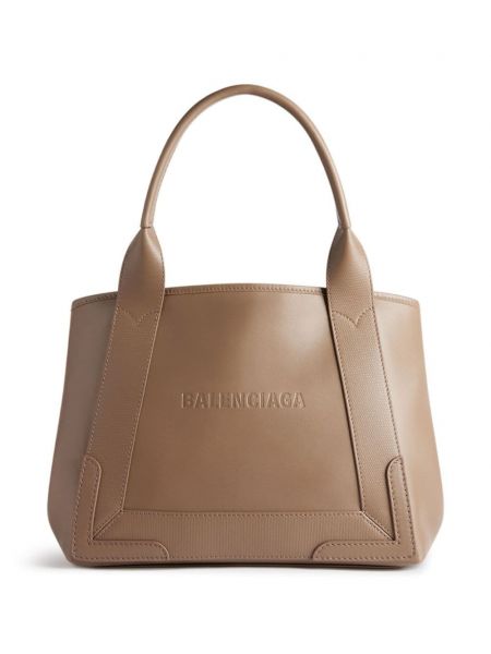 Τσάντα shopper Balenciaga μπεζ