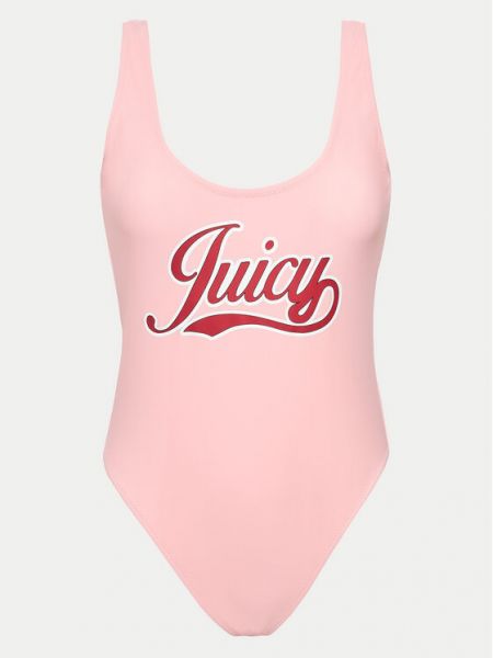 Vientisas maudymosi kostiumėlis Juicy Couture rožinė