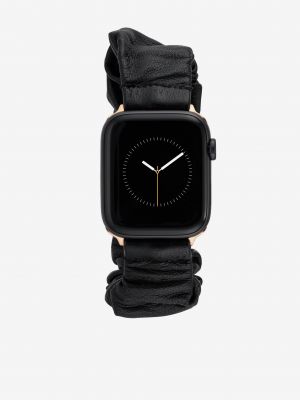 Kožené hodinky Anne Klein černé
