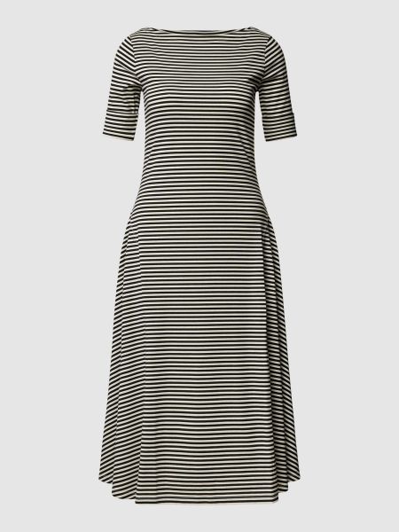 Sukienka w paski Lauren Ralph Lauren czarna