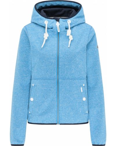 Fleecová priliehavá bunda na zips Icebound - modrá