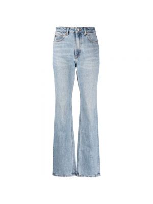 High waist bootcut jeans ausgestellt Alexander Wang blau