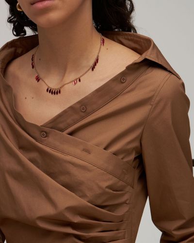 Ogrlica Isabel Marant zlatna