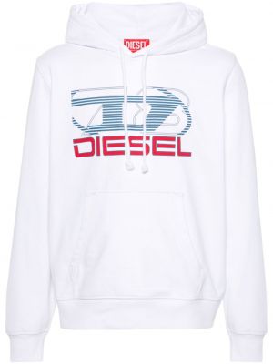 Jersey hoodie Diesel weiß