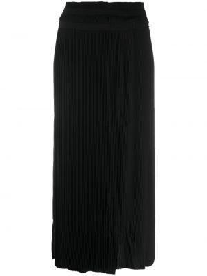 Plisované midi sukně Henrik Vibskov černé