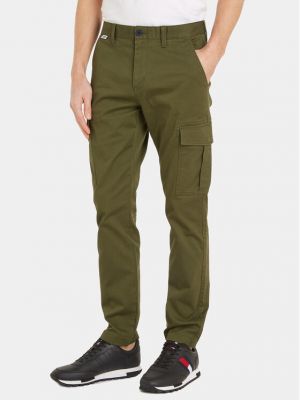 Cargo kalhoty Tommy Jeans zelené