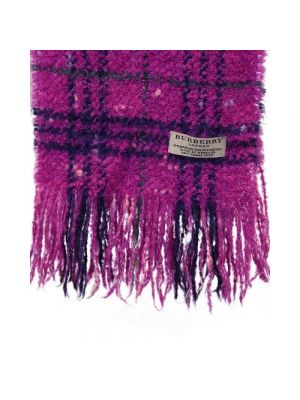 Bufanda de lana Burberry Vintage violeta