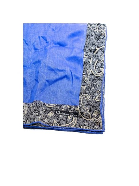 Bufanda Dior Vintage azul