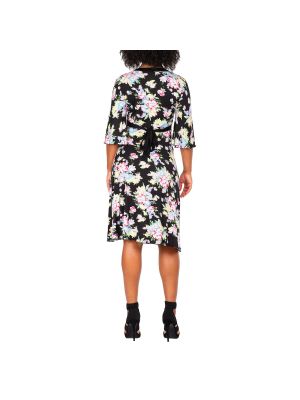 Платье мини в цветочек с принтом с v-образным вырезом Poetic Justice