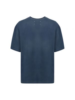 T-shirt aus baumwoll Maison Margiela blau
