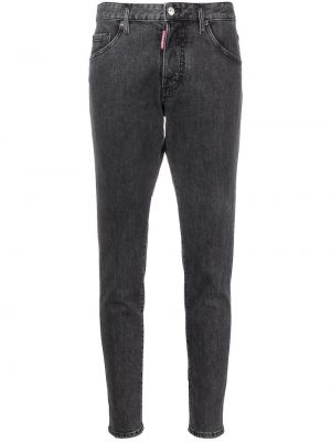 Vaqueros skinny de cintura alta Dsquared2 negro