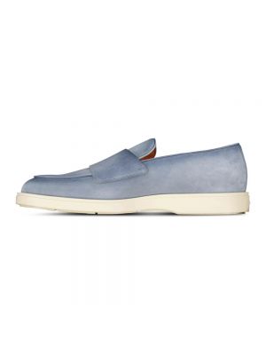 Loafers de terciopelo‏‏‎ Santoni azul