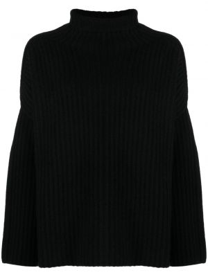 Кашмирен пуловер Kujten черно