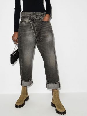 Straight jeans R13 schwarz