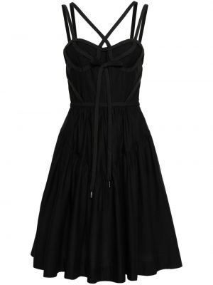 Вечерна рокля с волани Pinko черно
