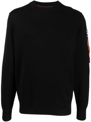 Sweter z okrągłym dekoltem Parajumpers czarny