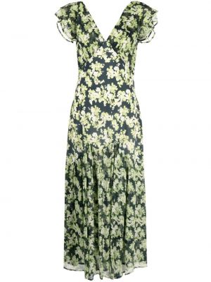 Φλοράλ φουσκωμένο φόρεμα με σχέδιο Rixo
