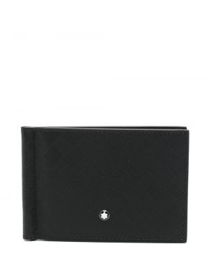 Usnjena denarnica Montblanc črna