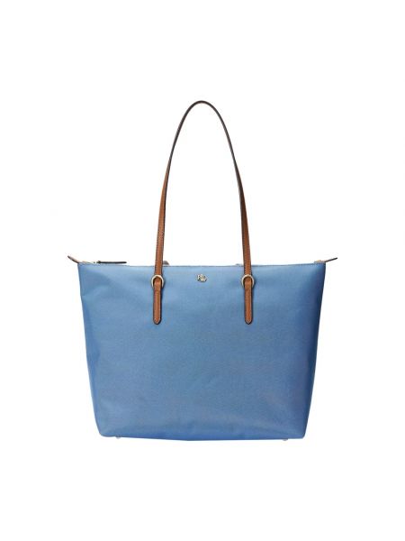 Shopper handtasche mit taschen Ralph Lauren blau