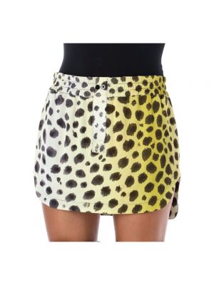 Mini falda con estampado leopardo The Attico