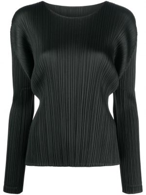 Плисирана блуза Pleats Please Issey Miyake зелено