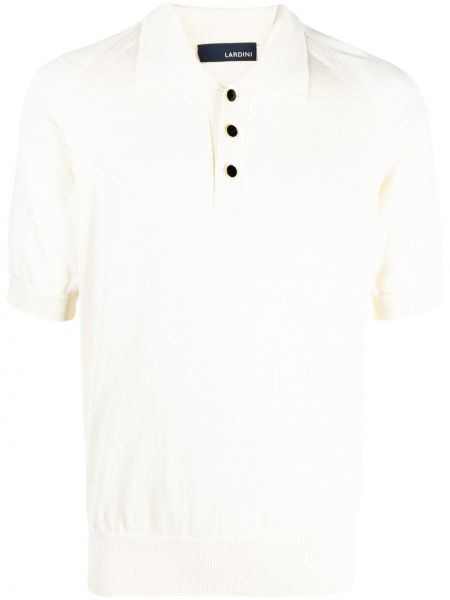 Поло тениска Lardini бяло