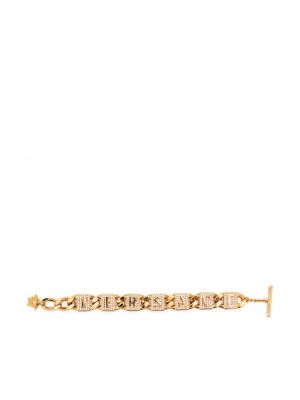 Zapestnica s kristali Versace zlata