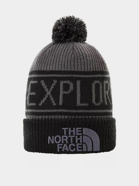 Шапка The North Face серая