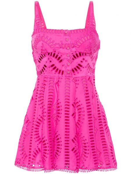 Mini haljina Charo Ruiz Ibiza ružičasta
