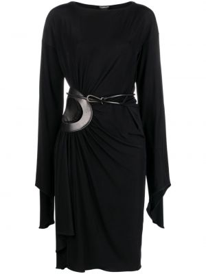 Μίντι φόρεμα Tom Ford μαύρο