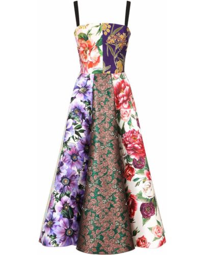 Vestido de cóctel de tejido jacquard Dolce & Gabbana