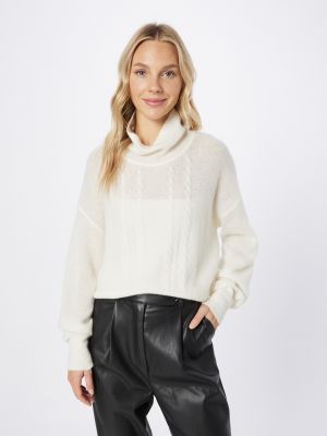 Памучен пуловер Designers Remix бяло