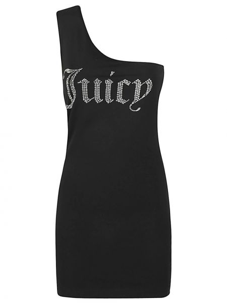Mini-abito asimmetrico Juicy Couture nero