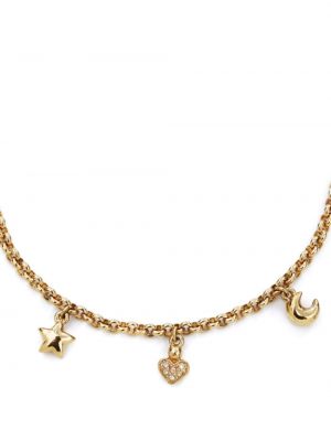 Μενταγιόν με πετραδάκια Christian Dior χρυσό
