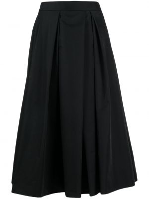 Plisovaná midi sukňa Juun.j čierna