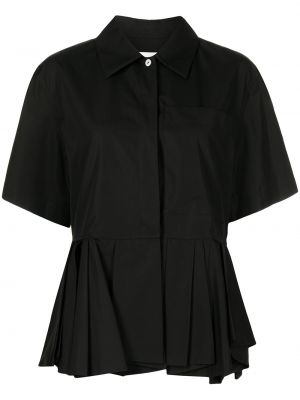 Peplum skjorte Jil Sander svart