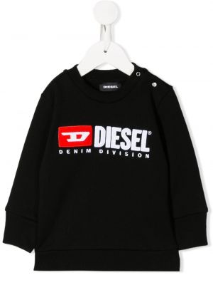 Trykt sweatshirt for jenter Diesel Kids svart