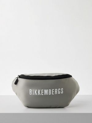 Поясная сумка Bikkembergs серая