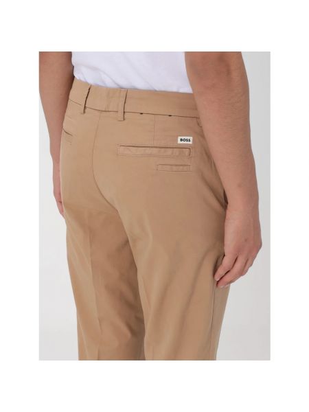 Pantalones chinos slim fit Hugo Boss beige