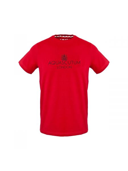 Majica kratki rukavi Aquascutum crvena
