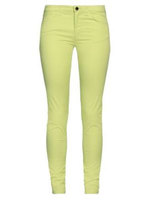 Pantaloni di cotone Armani Jeans verde