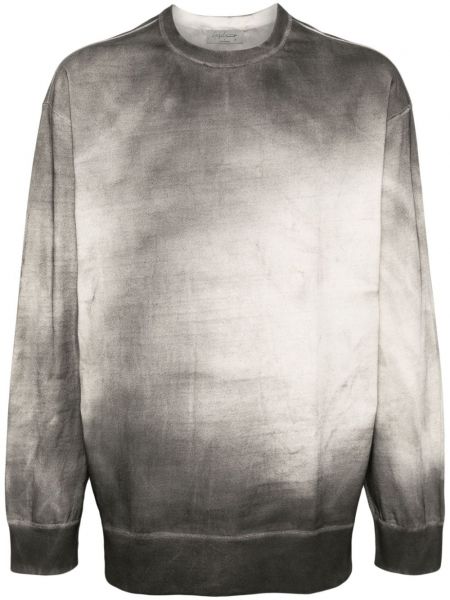 Sweatshirt aus baumwoll Yohji Yamamoto grau