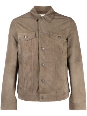 Wildleder jacke mit geknöpfter Zadig&voltaire braun